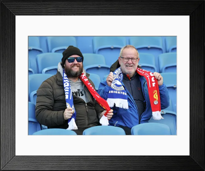 Framed Print : Brighton and Hove Albion v Liverpool Premier League 16MAR26 Framed Print : Brighton and Hove Albion v Liverpool Premier League 16MAR26
