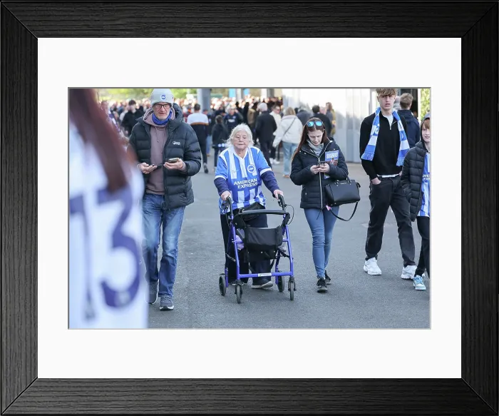 Framed Print : Brighton and Hove Albion v Liverpool Premier League 16MAR26 Framed Print : Brighton and Hove Albion v Liverpool Premier League 16MAR26