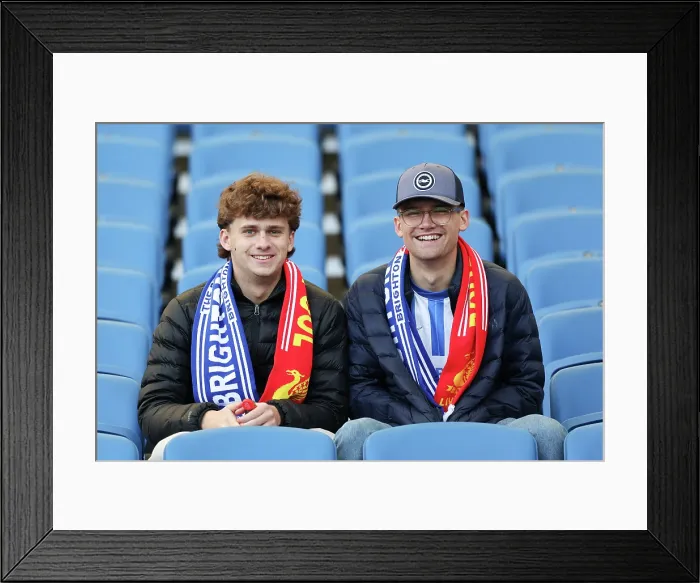 Framed Print : Brighton and Hove Albion v Liverpool Premier League 16MAR26 Framed Print : Brighton and Hove Albion v Liverpool Premier League 16MAR26