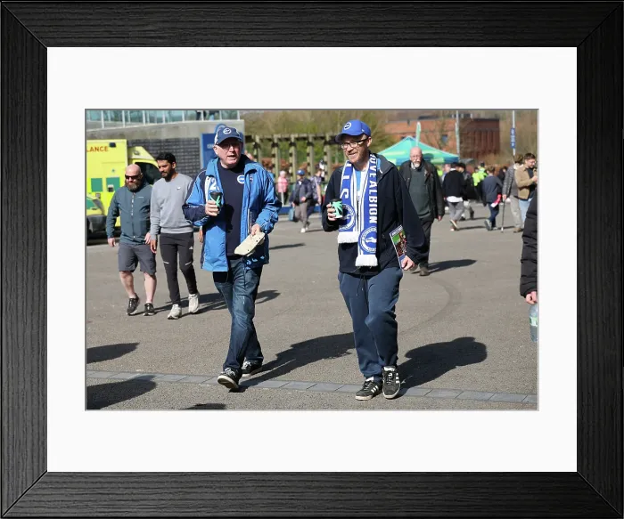 Framed Print : Brighton and Hove Albion v Liverpool Premier League 16MAR26 Framed Print : Brighton and Hove Albion v Liverpool Premier League 16MAR26
