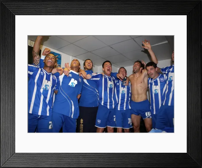 Framed Print : Euphoria Unleashed: Brighton & Hove Albion's Historic League 1 Title Win at Walsall (2011) Framed Print : Euphoria Unleashed: Brighton & Hove Albion's Historic League 1 Title Win at Walsall (2011)