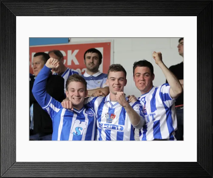 Framed Print : Walsall Celebrations: Brighton & Hove Albion's Away Victory, Season 2010-11 Framed Print : Walsall Celebrations: Brighton & Hove Albion's Away Victory, Season 2010-11