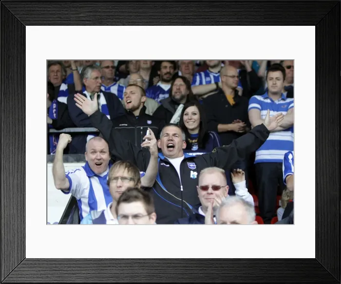 Framed Print : Walsall's Thrilling Celebrations: Brighton & Hove Albion's Away Victory (2010-11)