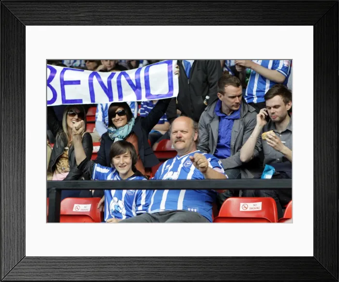 Framed Print : Brighton & Hove Albion: Thrilling Away Game at Walsall (2010-11 Season) Framed Print : Brighton & Hove Albion: Thrilling Away Game at Walsall (2010-11 Season)