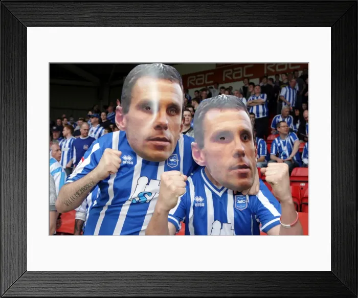 Framed Print : Brighton & Hove Albion: Unforgettable Title Winning Moment at Walsall - A Sea of Fans Euphoria (Withdean Era) Framed Print : Brighton & Hove Albion: Unforgettable Title Winning Moment at Walsall - A Sea of Fans Euphoria (Withdean Era)