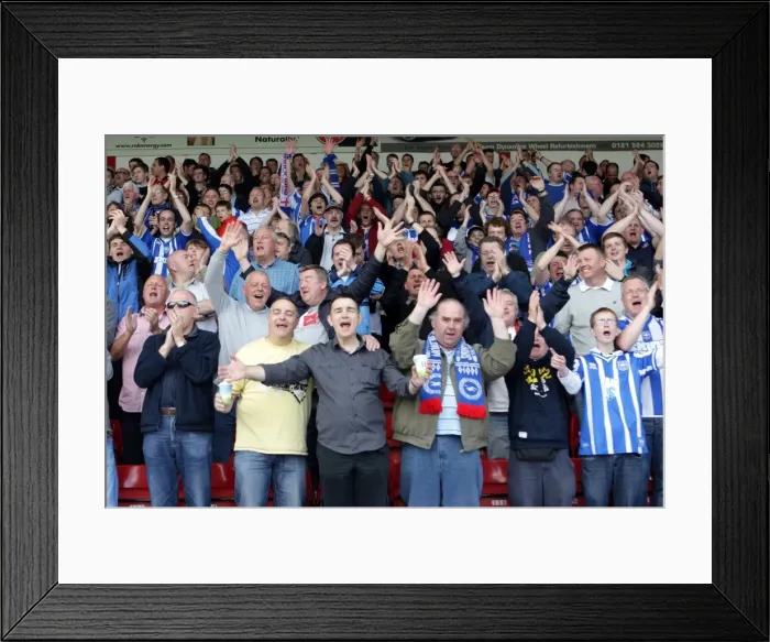 Framed Print : Walsall Celebrations: A Memorable Away Game from Brighton & Hove Albion's 2010-11 Season Framed Print : Walsall Celebrations: A Memorable Away Game from Brighton & Hove Albion's 2010-11 Season