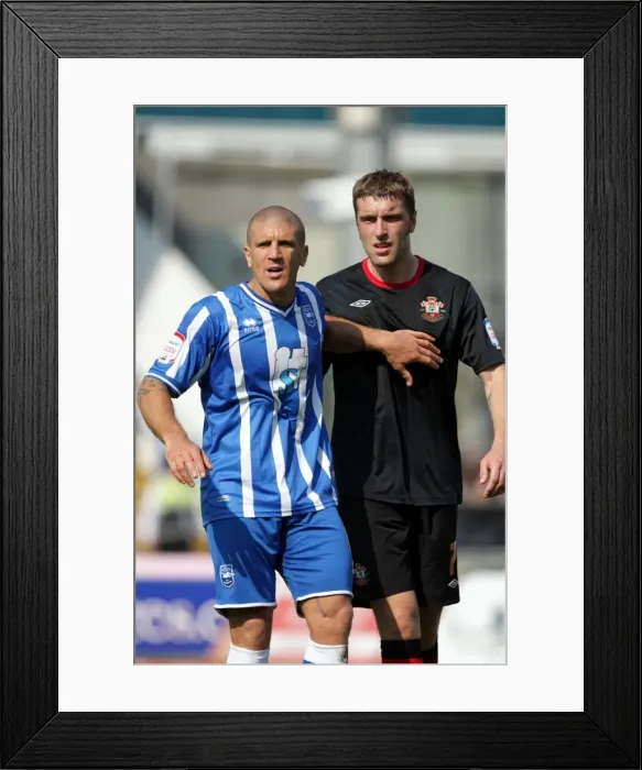 Framed Print : The Focused Defender: An In-Depth Analysis of Brighton & Hove Albion's Adam El-Abd