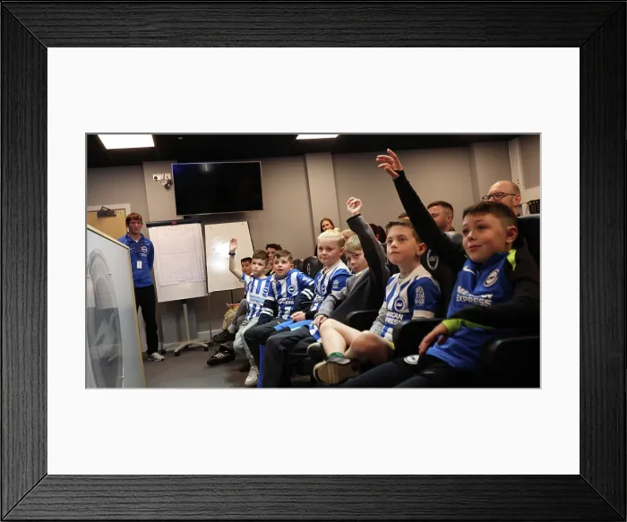 Framed Print : BHAFC OpenTraining Session at the Amex 04APR26 Framed Print : BHAFC OpenTraining Session at the Amex 04APR26