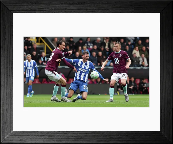 Framed Print : Burnley v Brighton and Hove Albion Premier League 11APR26 Framed Print : Burnley v Brighton and Hove Albion Premier League 11APR26