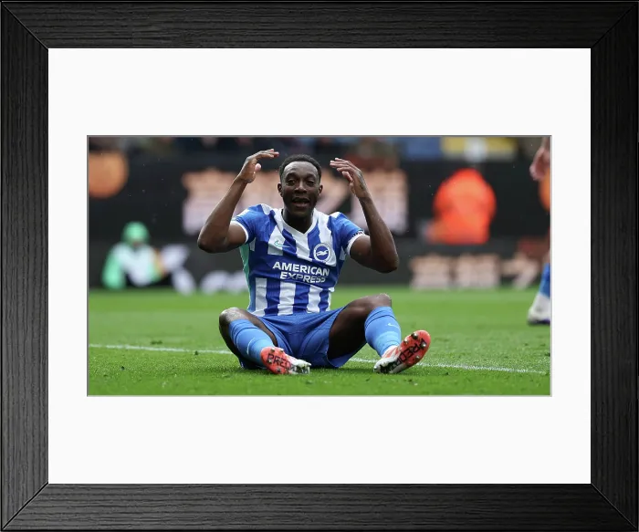 Framed Print : Burnley v Brighton and Hove Albion Premier League 11APR26