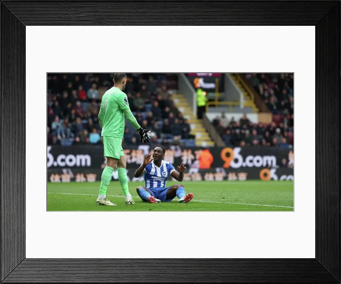 Framed Print : Burnley v Brighton and Hove Albion Premier League 11APR26 Framed Print : Burnley v Brighton and Hove Albion Premier League 11APR26