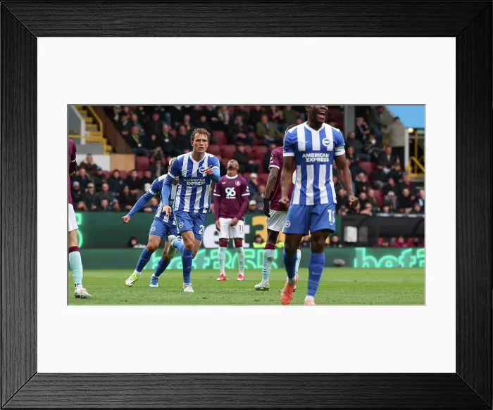Framed Print : Burnley v Brighton and Hove Albion Premier League 11APR26 Framed Print : Burnley v Brighton and Hove Albion Premier League 11APR26