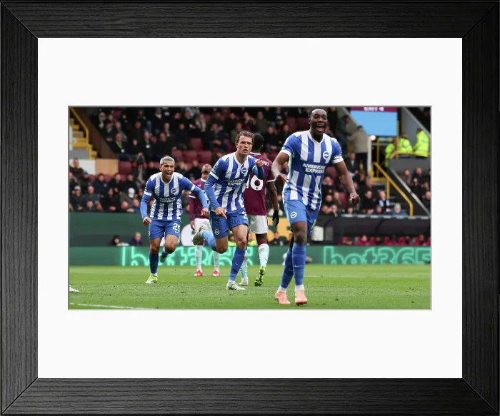 Framed Print : Burnley v Brighton and Hove Albion Premier League 11APR26 Framed Print : Burnley v Brighton and Hove Albion Premier League 11APR26