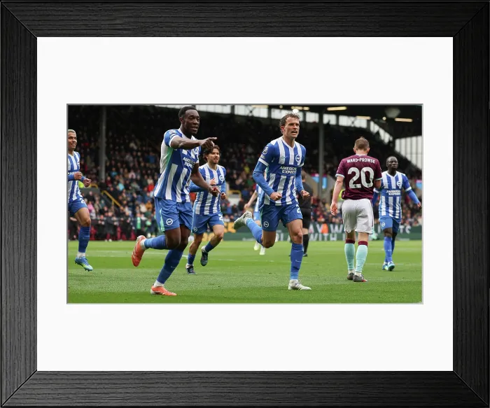 Framed Print : Burnley v Brighton and Hove Albion Premier League 11APR26 Framed Print : Burnley v Brighton and Hove Albion Premier League 11APR26