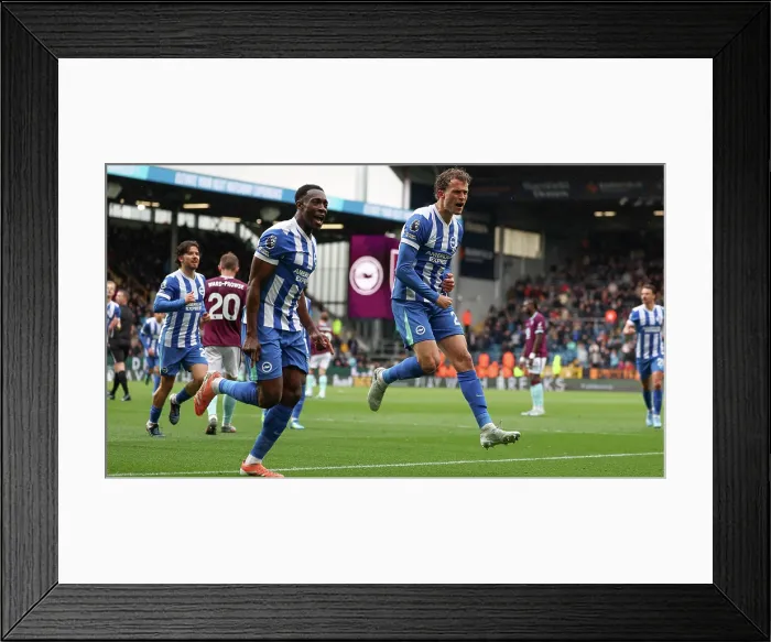 Framed Print : Burnley v Brighton and Hove Albion Premier League 11APR26 Framed Print : Burnley v Brighton and Hove Albion Premier League 11APR26