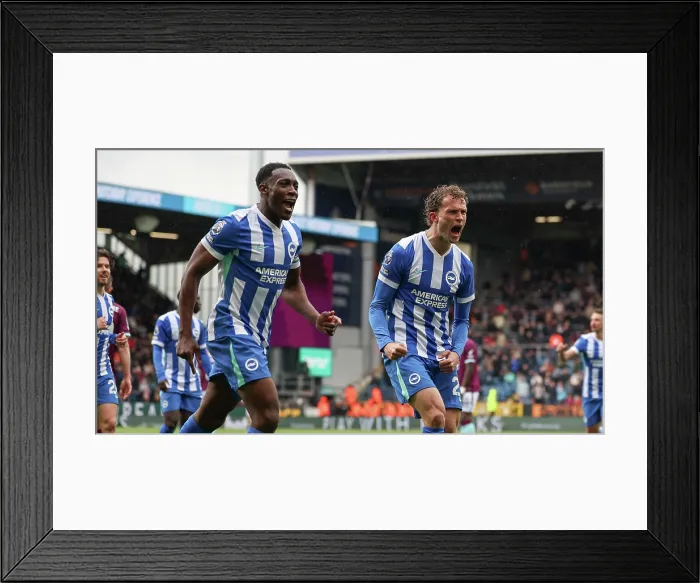 Framed Print : Burnley v Brighton and Hove Albion Premier League 11APR26 Framed Print : Burnley v Brighton and Hove Albion Premier League 11APR26