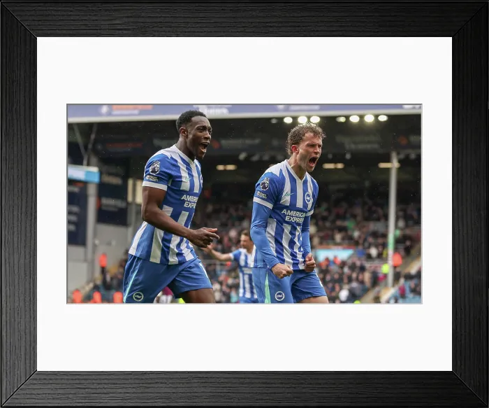 Framed Print : Burnley v Brighton and Hove Albion Premier League 11APR26 Framed Print : Burnley v Brighton and Hove Albion Premier League 11APR26