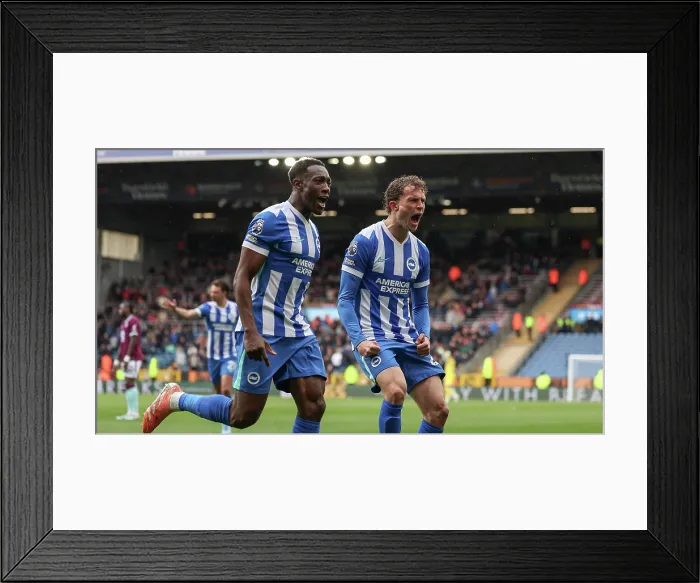 Framed Print : Burnley v Brighton and Hove Albion Premier League 11APR26 Framed Print : Burnley v Brighton and Hove Albion Premier League 11APR26