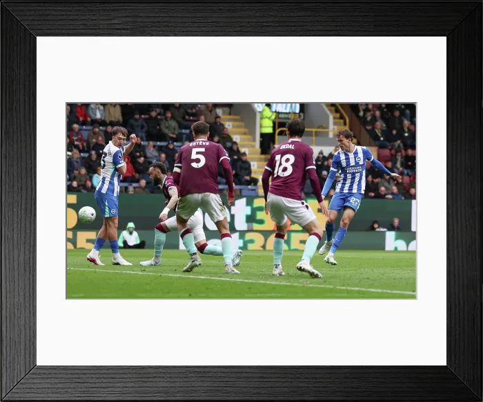 Framed Print : Burnley v Brighton and Hove Albion Premier League 11APR26 Framed Print : Burnley v Brighton and Hove Albion Premier League 11APR26