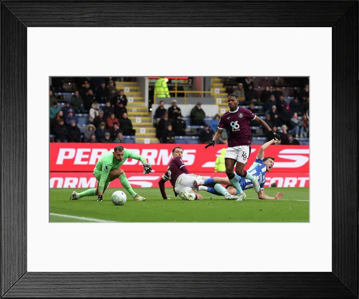 Framed Print : Burnley v Brighton and Hove Albion Premier League 11APR26