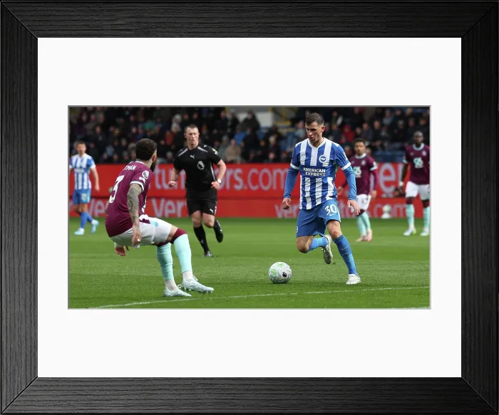 Framed Print : Burnley v Brighton and Hove Albion Premier League 11APR26 Framed Print : Burnley v Brighton and Hove Albion Premier League 11APR26