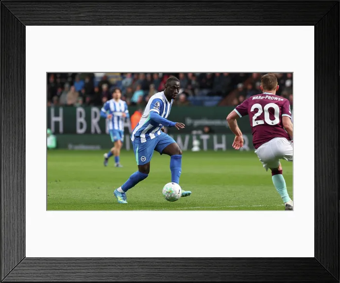 Framed Print : Burnley v Brighton and Hove Albion Premier League 11APR26 Framed Print : Burnley v Brighton and Hove Albion Premier League 11APR26