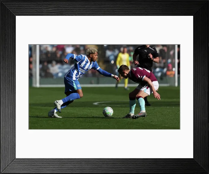 Framed Print : Burnley v Brighton and Hove Albion Premier League 11APR26 Framed Print : Burnley v Brighton and Hove Albion Premier League 11APR26