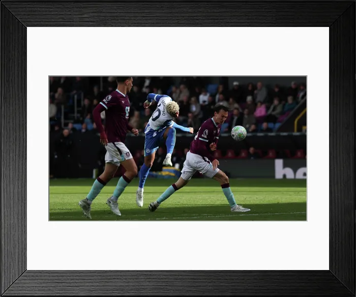 Framed Print : Burnley v Brighton and Hove Albion Premier League 11APR26 Framed Print : Burnley v Brighton and Hove Albion Premier League 11APR26