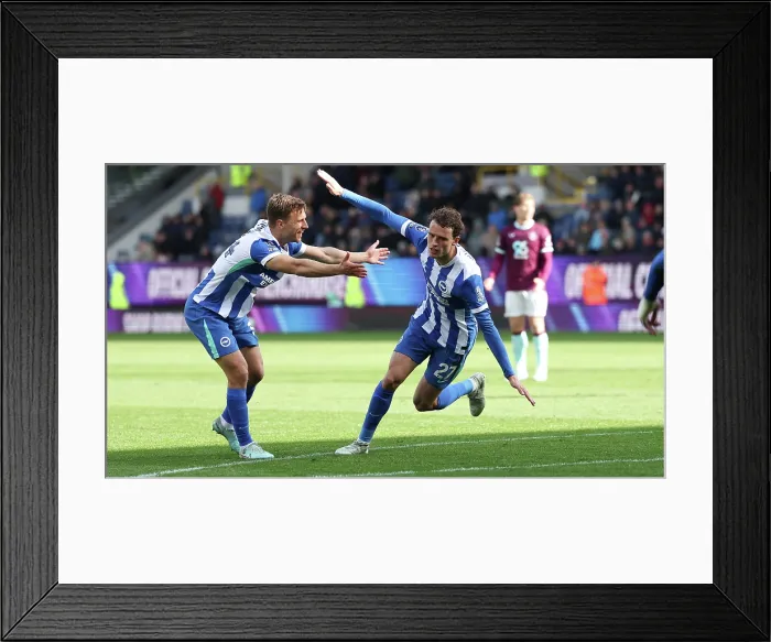 Framed Print : Burnley v Brighton and Hove Albion Premier League 11APR26 Framed Print : Burnley v Brighton and Hove Albion Premier League 11APR26