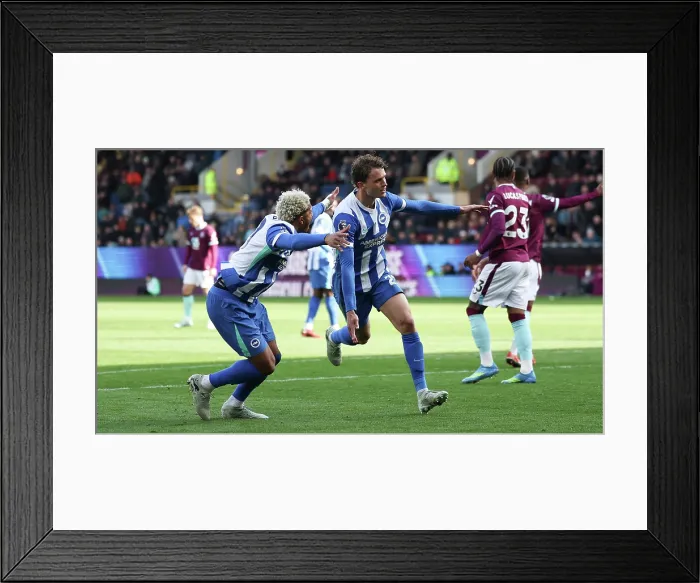 Framed Print : Burnley v Brighton and Hove Albion Premier League 11APR26 Framed Print : Burnley v Brighton and Hove Albion Premier League 11APR26