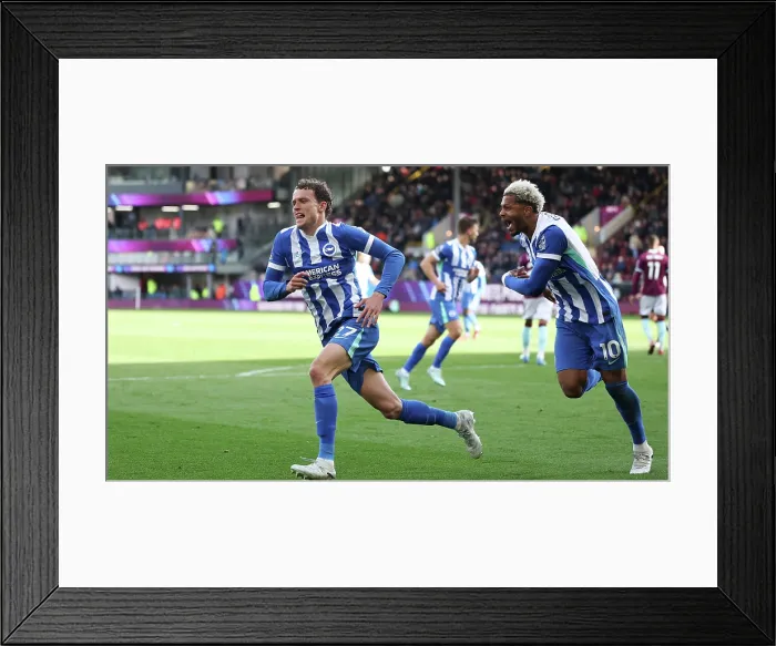 Framed Print : Burnley v Brighton and Hove Albion Premier League 11APR26 Framed Print : Burnley v Brighton and Hove Albion Premier League 11APR26
