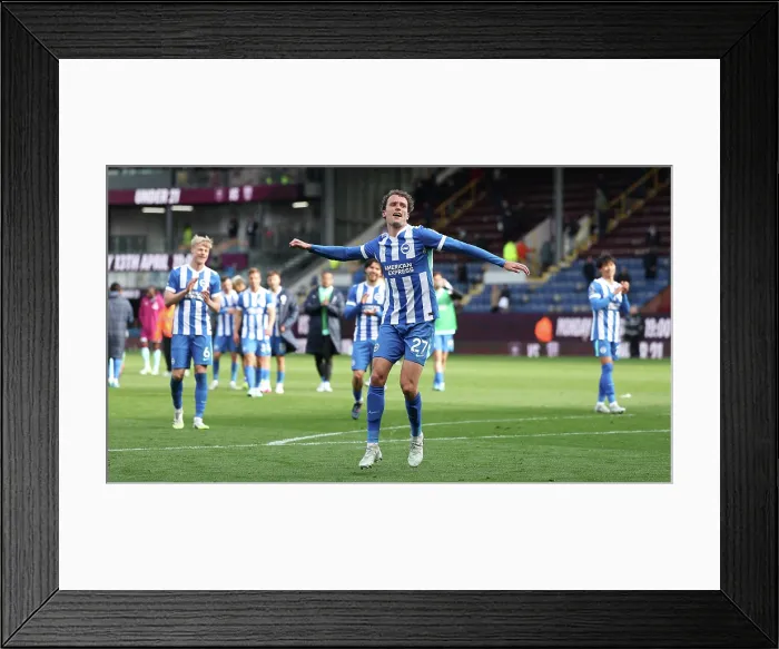 Framed Print : Burnley v Brighton and Hove Albion Premier League 11APR26 Framed Print : Burnley v Brighton and Hove Albion Premier League 11APR26