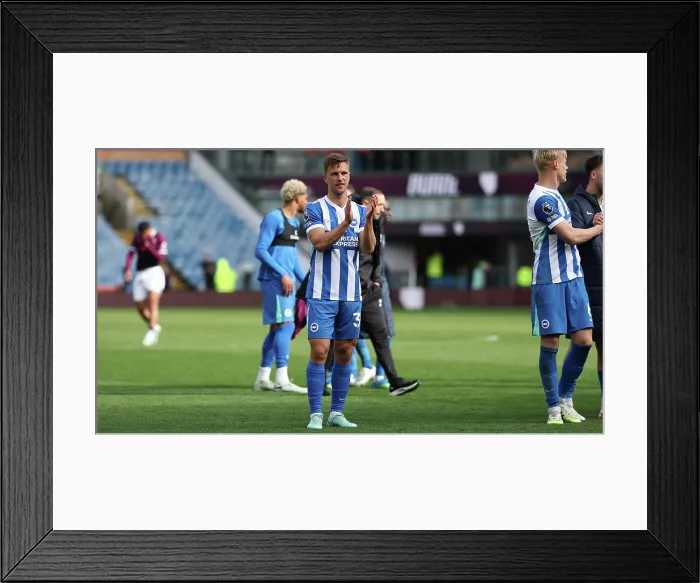 Framed Print : Burnley v Brighton and Hove Albion Premier League 11APR26 Framed Print : Burnley v Brighton and Hove Albion Premier League 11APR26