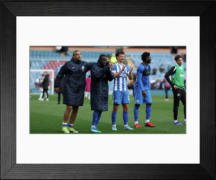 Framed Print : Burnley v Brighton and Hove Albion Premier League 11APR26 Framed Print : Burnley v Brighton and Hove Albion Premier League 11APR26