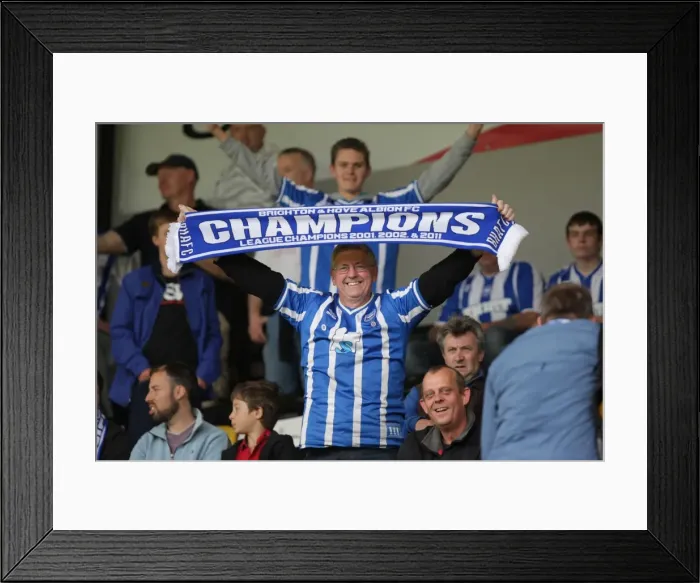 Framed Print : Brighton & Hove Albion 2010-11 Away: Notts County Framed Print : Brighton & Hove Albion 2010-11 Away: Notts County