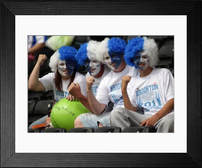 Framed Print : Brighton & Hove Albion Away at Notts County: 2010-11 Season Framed Print : Brighton & Hove Albion Away at Notts County: 2010-11 Season