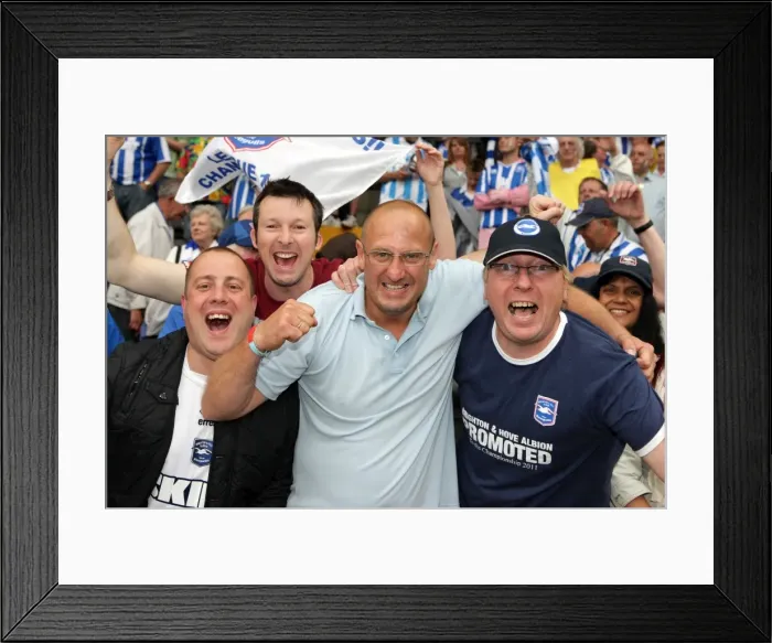 Framed Print : Brighton & Hove Albion Away at Notts County (2010-11) Framed Print : Brighton & Hove Albion Away at Notts County (2010-11)