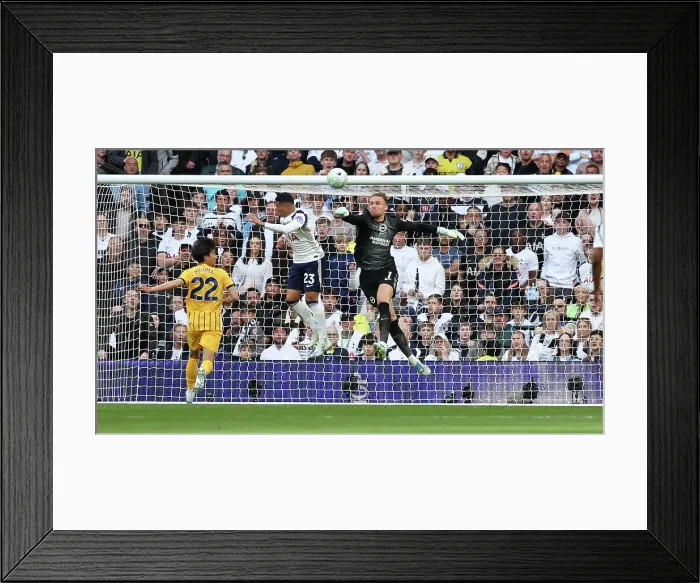Framed Print : Tottenham Hotspur v Brighton and Hove Albion Premier League 18APR26