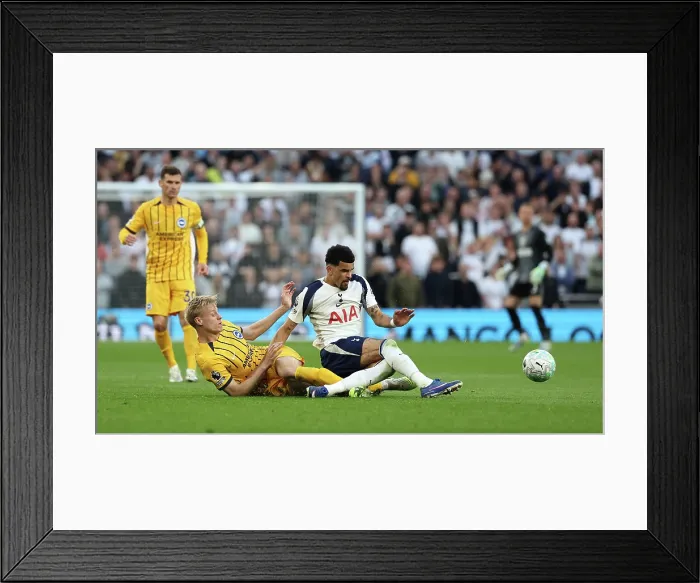 Framed Print : Tottenham Hotspur v Brighton and Hove Albion Premier League 18APR26 Framed Print : Tottenham Hotspur v Brighton and Hove Albion Premier League 18APR26