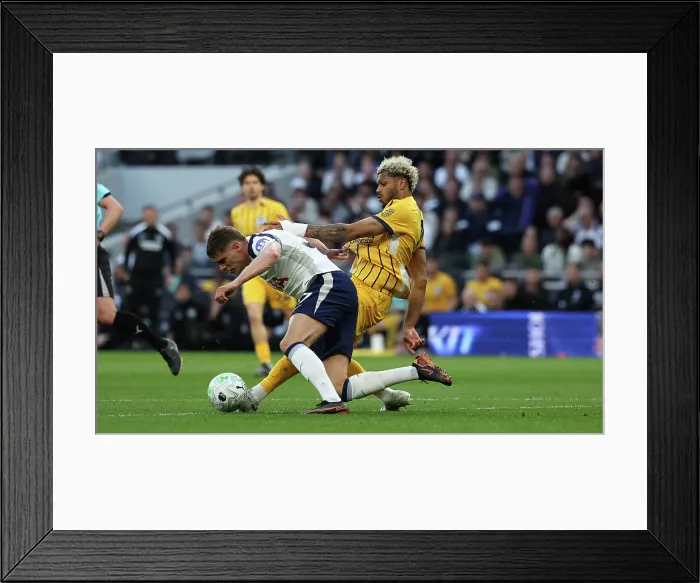 Framed Print : Tottenham Hotspur v Brighton and Hove Albion Premier League 18APR26 Framed Print : Tottenham Hotspur v Brighton and Hove Albion Premier League 18APR26