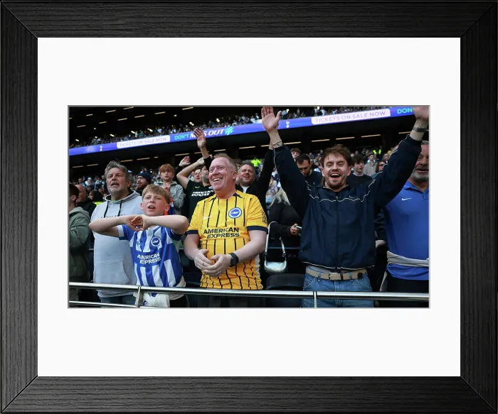 Framed Print : Tottenham Hotspur v Brighton and Hove Albion Premier League 18APR26