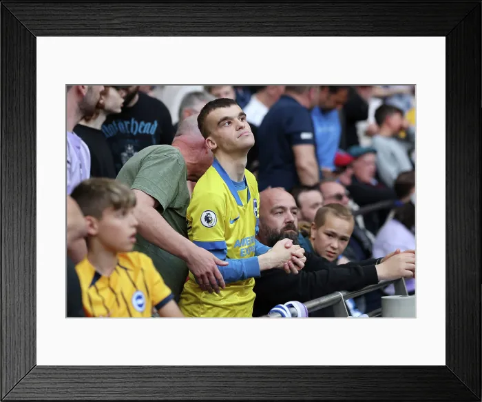 Framed Print : Tottenham Hotspur v Brighton and Hove Albion Premier League 18APR26
