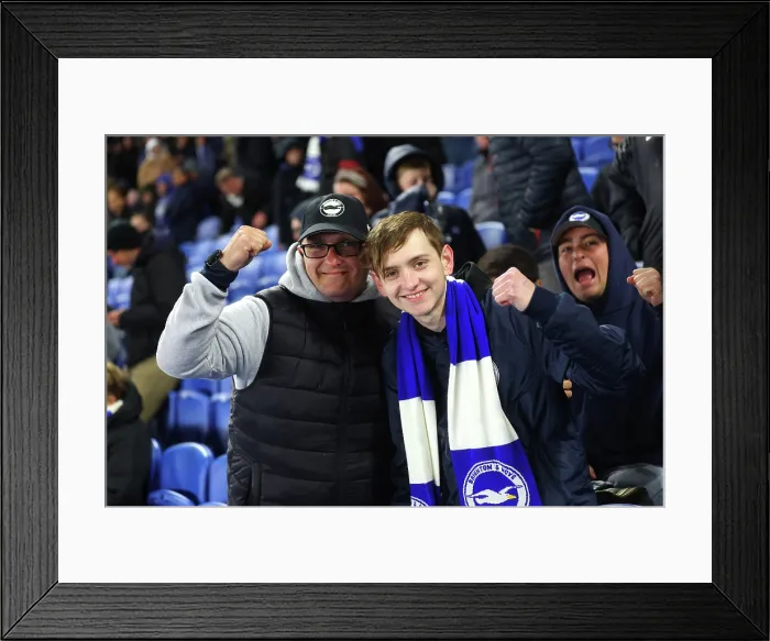 Framed Print : Brighton and Hove Albion v Chelsea Premier League 21APR26 Framed Print : Brighton and Hove Albion v Chelsea Premier League 21APR26