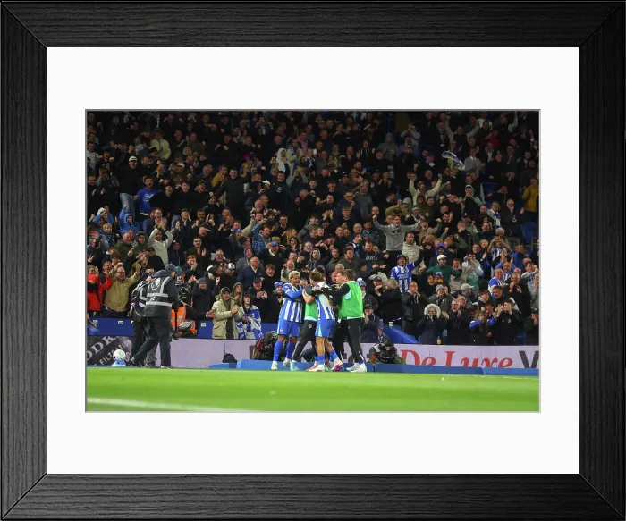 Framed Print : Brighton and Hove Albion v Chelsea Premier League 21APR26 Framed Print : Brighton and Hove Albion v Chelsea Premier League 21APR26