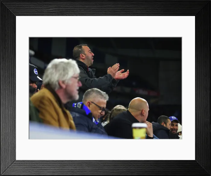 Framed Print : Brighton and Hove Albion v Chelsea Premier League 21APR26 Framed Print : Brighton and Hove Albion v Chelsea Premier League 21APR26
