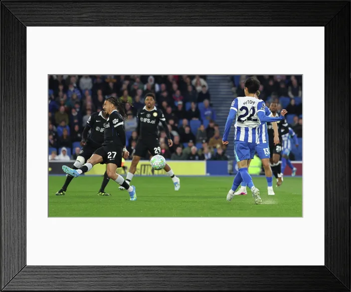 Framed Print : Brighton and Hove Albion v Chelsea Premier League 21APR26 Framed Print : Brighton and Hove Albion v Chelsea Premier League 21APR26