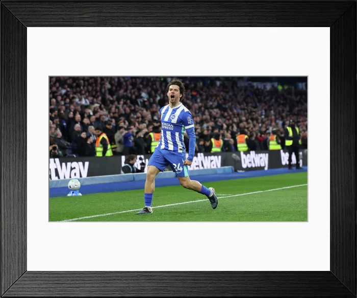 Framed Print : Brighton and Hove Albion v Chelsea Premier League 21APR26 Framed Print : Brighton and Hove Albion v Chelsea Premier League 21APR26