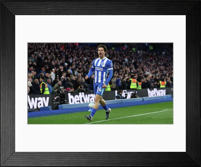 Framed Print : Brighton and Hove Albion v Chelsea Premier League 21APR26 Framed Print : Brighton and Hove Albion v Chelsea Premier League 21APR26