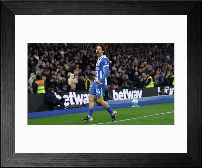 Framed Print : Brighton and Hove Albion v Chelsea Premier League 21APR26 Framed Print : Brighton and Hove Albion v Chelsea Premier League 21APR26