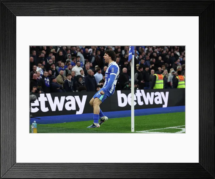 Framed Print : Brighton and Hove Albion v Chelsea Premier League 21APR26 Framed Print : Brighton and Hove Albion v Chelsea Premier League 21APR26